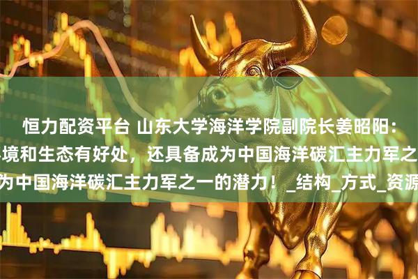 恒力配资平台 山东大学海洋学院副院长姜昭阳：海洋牧场不仅对海洋环境和生态有好处，还具备成为中国海洋碳汇主力军之一的潜力！_结构_方式_资源