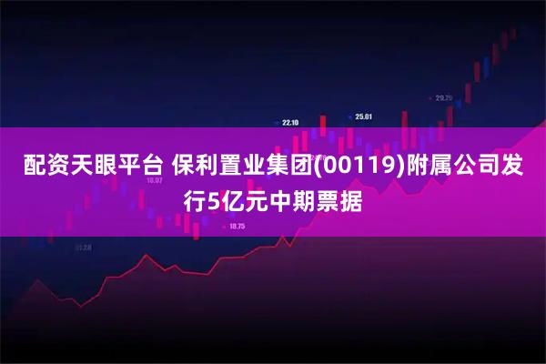 配资天眼平台 保利置业集团(00119)附属公司发行5亿元中期票据